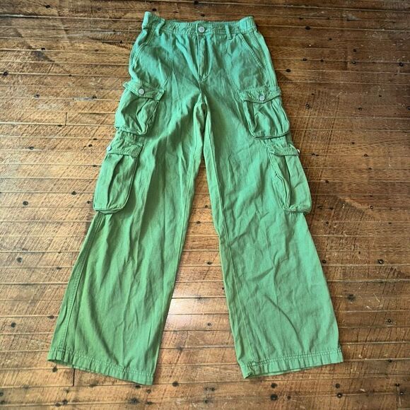 BlankNYC matcha please XS Y2K cargo The Franklin pants - Picture 3 of 5